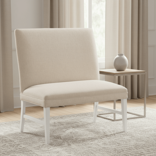 Straight Back Armless Banquette 36