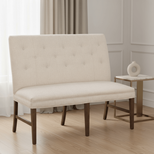 Straight Back Armless Banquette 48
