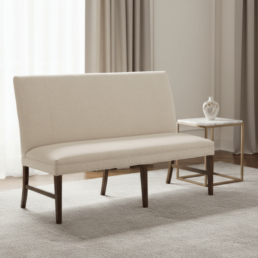 Straight Back Armless Banquette 60