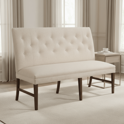 Straight Back Armless Banquette 60