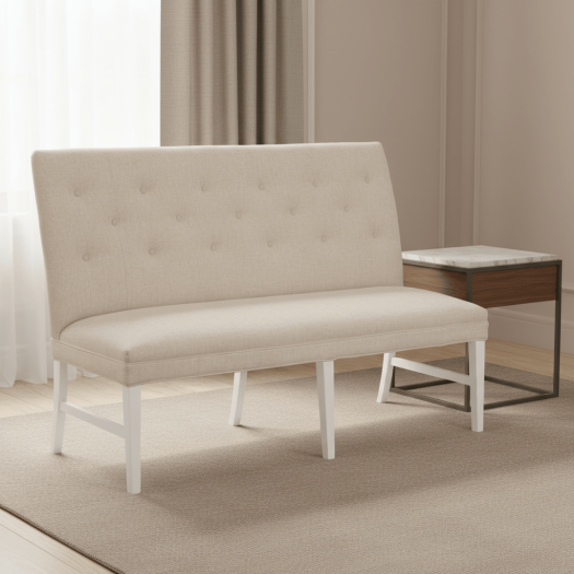 Straight Back Armless Banquette 60