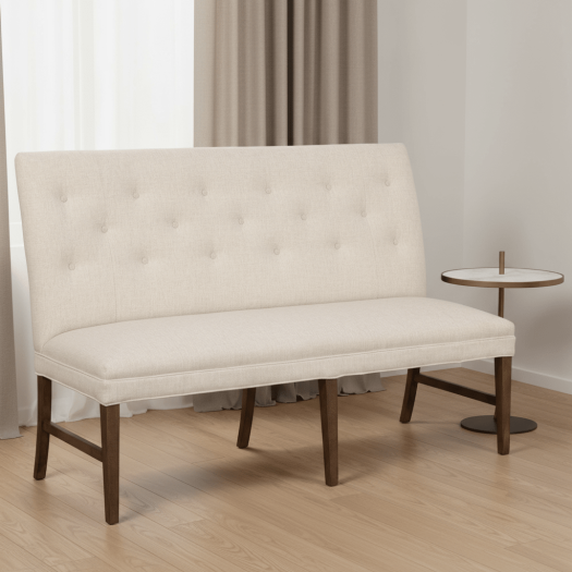 Straight Back Armless Banquette 60