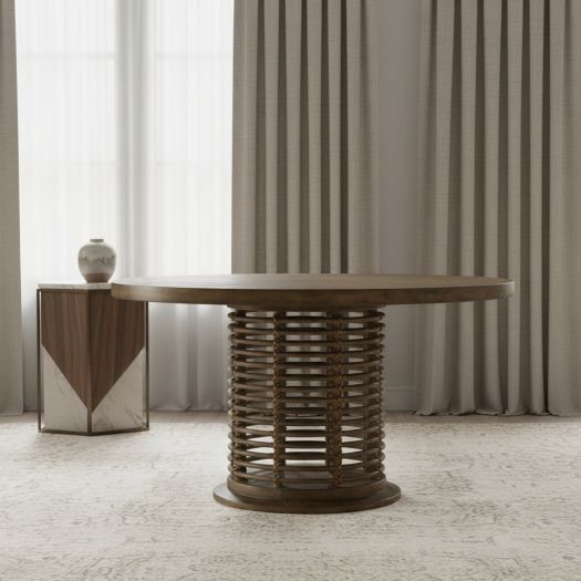 Sundance 60in Rattan Round Dining Table