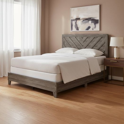 Sylveri Queen Chevron Panel Bed