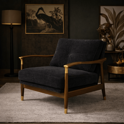 Terrona Oliva Green Accent Chair 64cm