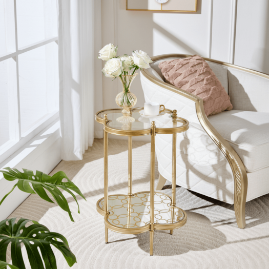 The Golden Vista Accent Table
