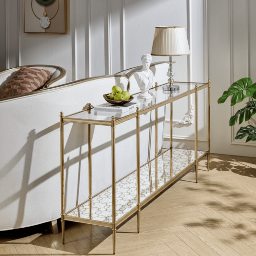 The Golden Vista Sofa Table