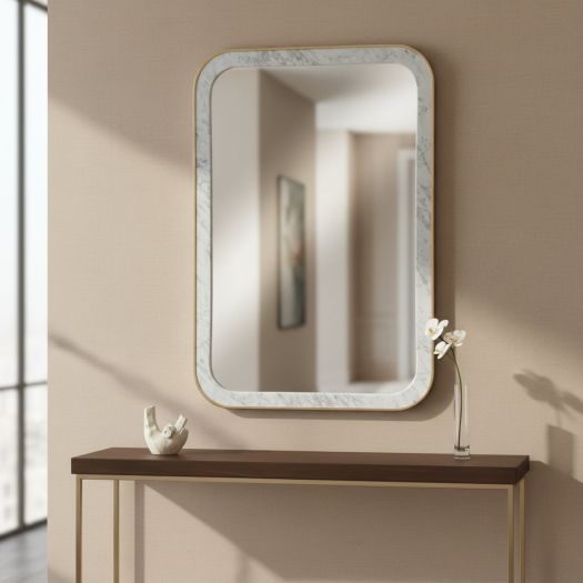 The Milanetti Marble Mirror