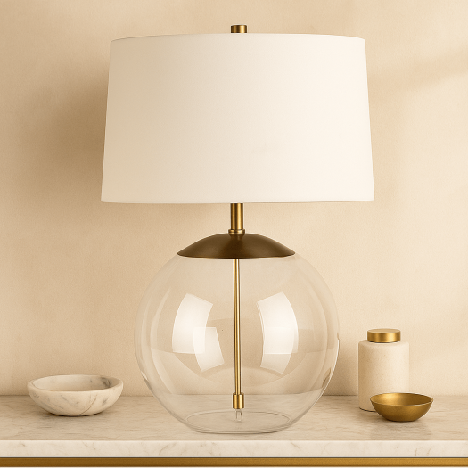 The Spire Glass table lamp