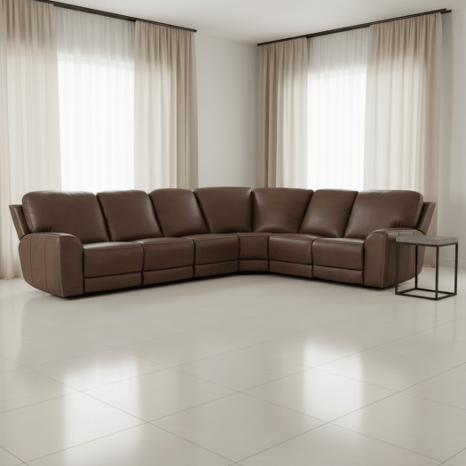 Torres 6 Piece Sectional with Power Recline & Power Headrest
