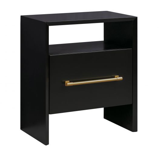 Libre Black Nightstand