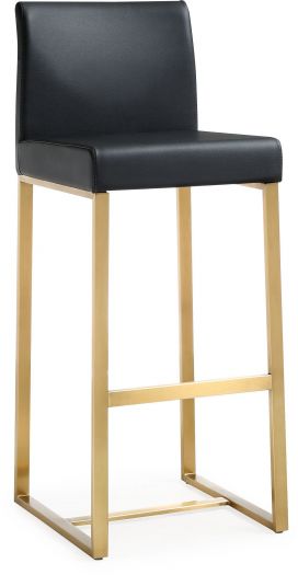 Denmark Black Gold Steel Barstool