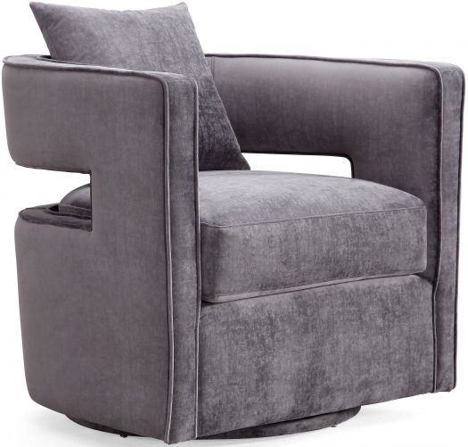 Kennedy Grey Swivel Chair