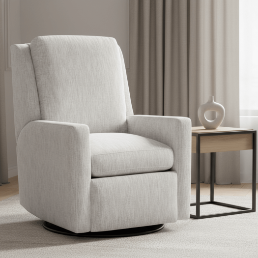 Track Arm Manual Swivel Glider Recliner