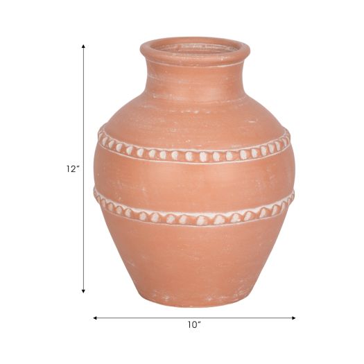 Traditional Terracotta Vase, Terracotta