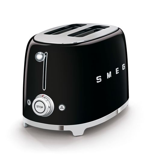 Smeg 50's Style 2-Slice Toaster, Black