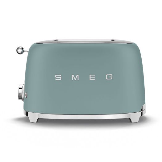 Smeg 50's Retro Style 2 Slice Toaster, Emerald Green Matte