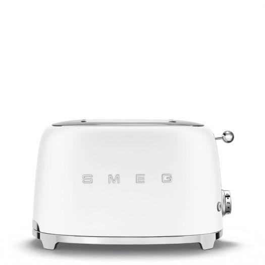 Smeg 50's Style 2-Slice Toaster, White Matte 