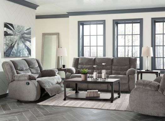 Tulen Reclining-SET in Gray