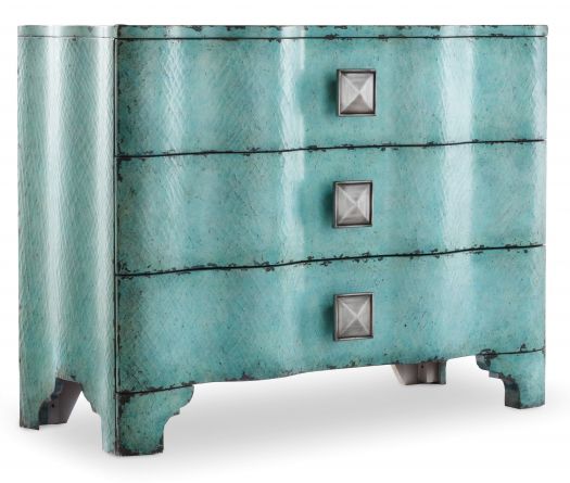 Turquoise Crackle Chest