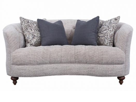 Desseray Pewter Loveseat