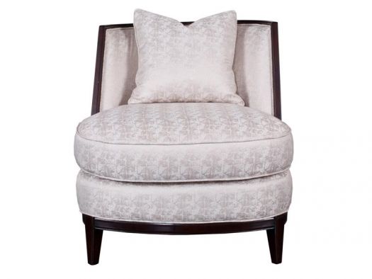 Wood Framed Upholstered Accent Chair - (R-Anton Taupe) SU