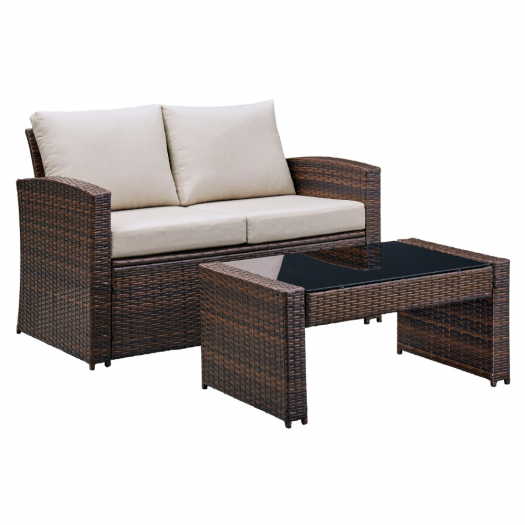 Loveseat w/Table (2/CN)