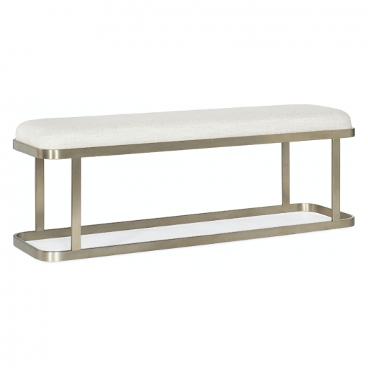 Linville Falls River Branch Upholstered Bench