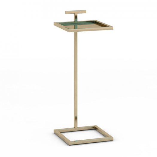 Brass 10" Maisie Accent Table Square