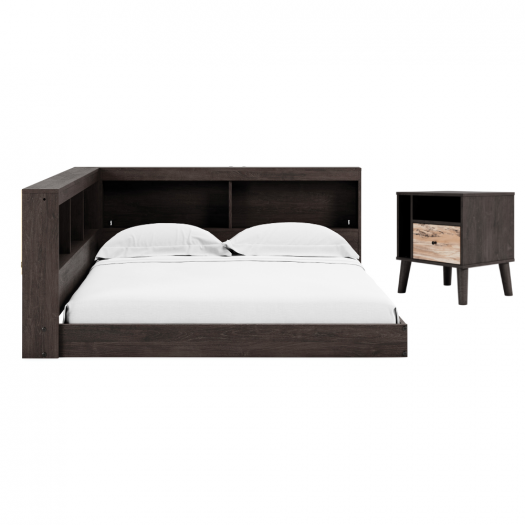 Black Piperton Full bed set