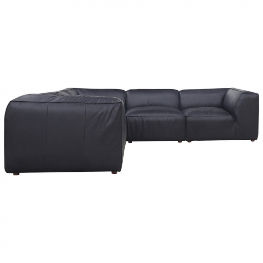 Form Dream Modular Sectional Vantage Black Leather