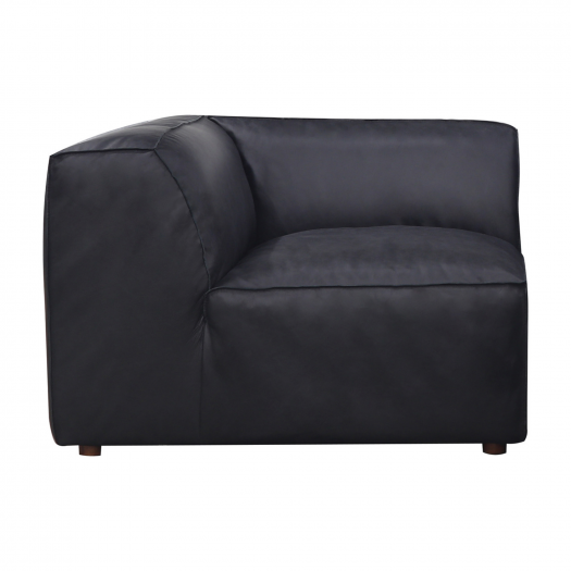 Form Corner Chair Vantage Black Leather