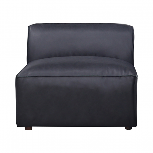 Form Slipper Chair Vantage Black Leather