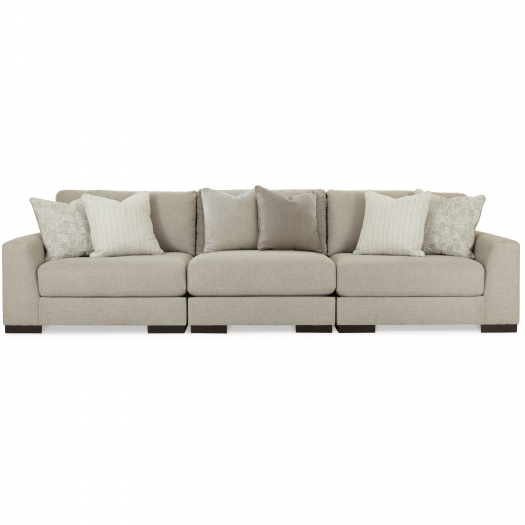 Lyndeboro Brown/Beige XL Sofa