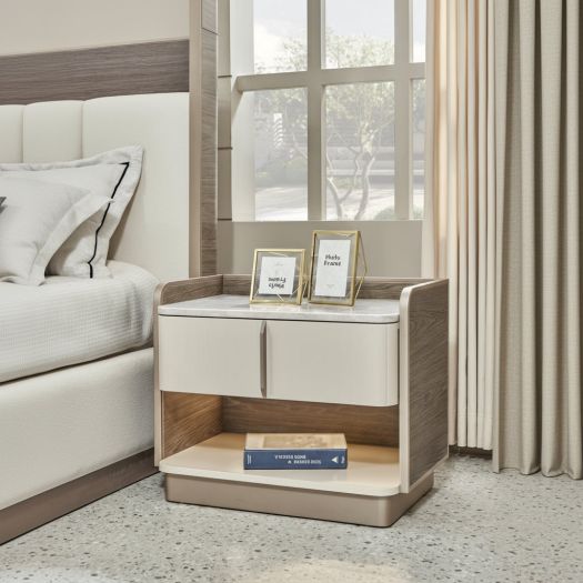 Urban Oasis Brown Night Stand Table