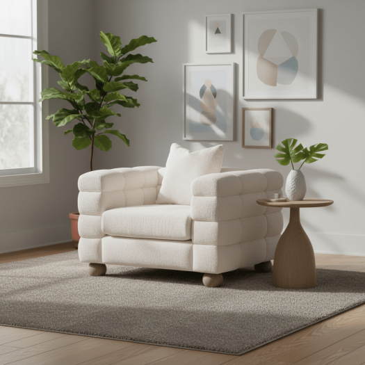 Urban Retreat Cream Chair W113