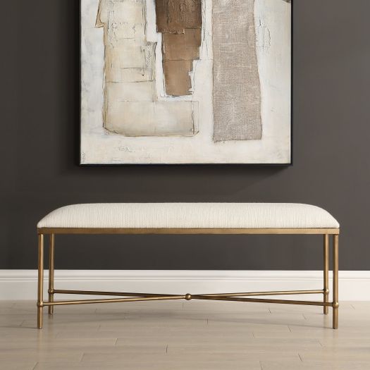 Uttermost Avenham Gold Bench