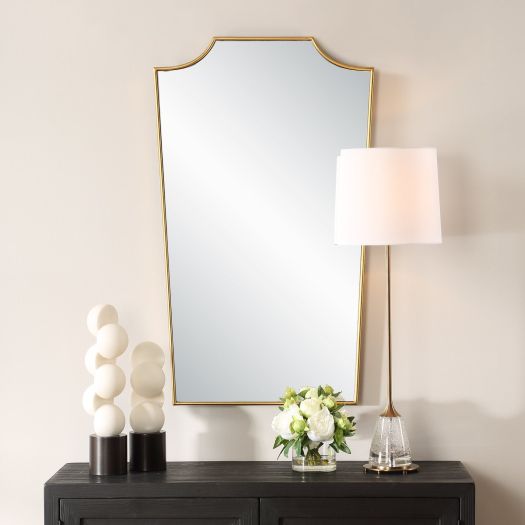 Uttermost Demure Antique Gold Mirror