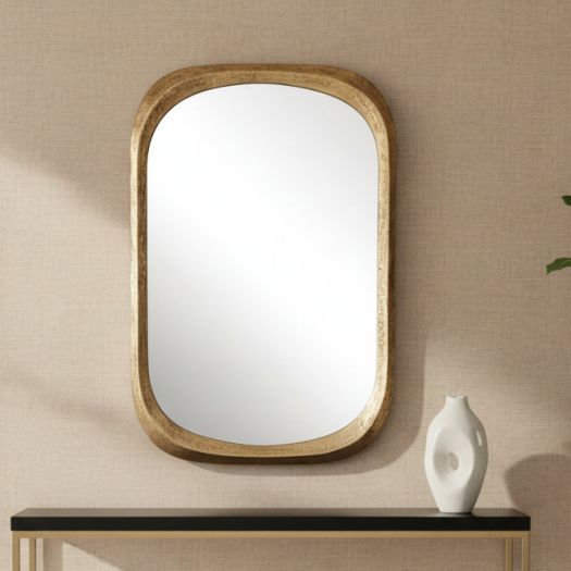 Uttermost Malone Brass Mirror