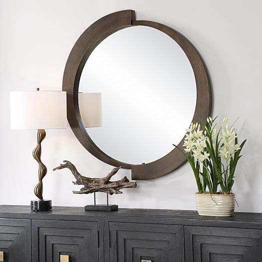 Uttermost Reverse Round Mirror