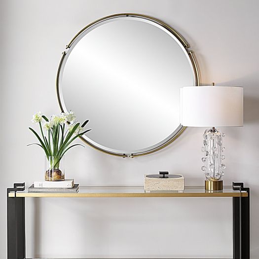 Uttermost Wesley Round Mirror