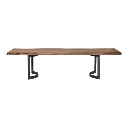 Bent Dining Table Small Smoked