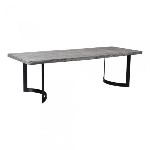 Bent Dining Table Small Weathered Grey