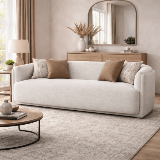 Vienna White Sofa