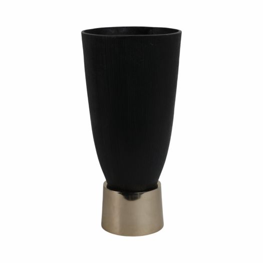 Wallmar Black And Gold Vase