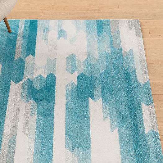 Waterfall Blue Rug