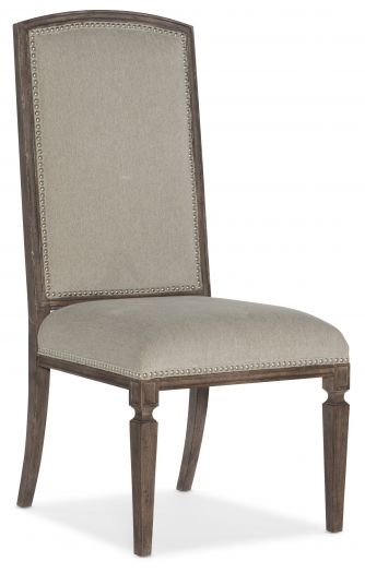 Arched Upholstered Side Chair