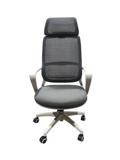 High Back Chairs - White frame