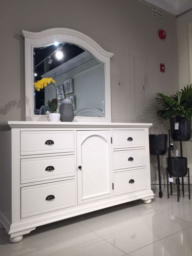 Brook Classic White Dresser