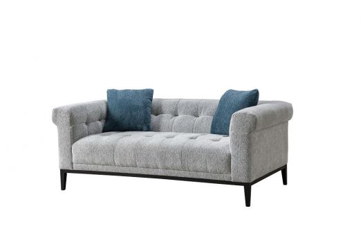 Roots Agate Light Grey Loveseat